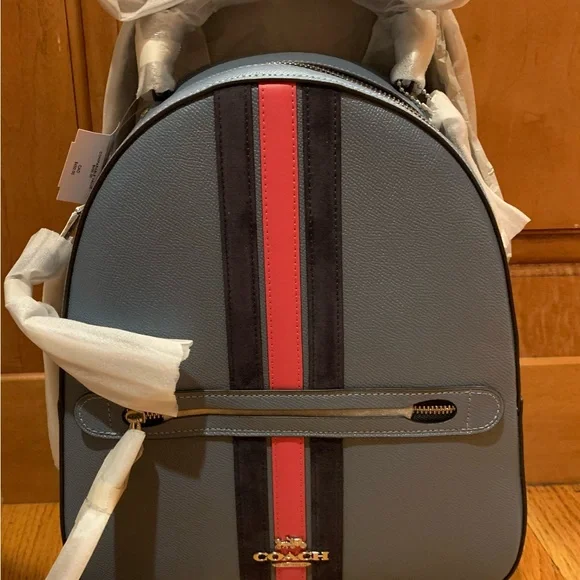 COACH Jordyn Varsity Stripe Backpack Coach Jordyn Backpack With Varsity Stripe | Brixton Baker main image 2